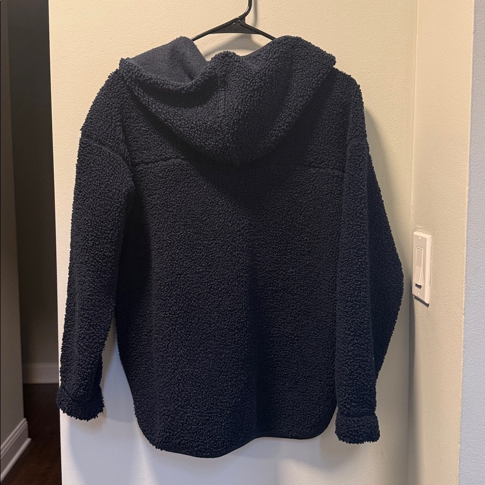 Old Navy Navy Blue Sherpa Jacket - Picture 8 of 8